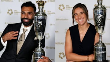 Mohamed Salah (left) and Mariona Caldentey (right) were undisputedly at the top of their game last season.