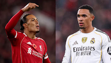 Virfil van Dijk (left) weighed in on Trent Alexander-Arnold’s return to Merseyside.