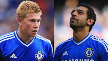 Kevin De Bruyne (left) and Mohamed Salah both didn’t last long at Chelsea.