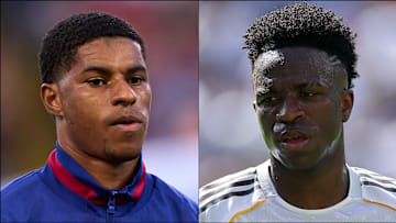 Marcus Rashford (left) and Vinicius Junior headline today’s gossip.