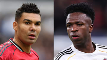 Casemiro (left) and Vinicius Junior headline today’s gossip.