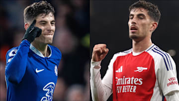 Kai Havertz swapped Chelsea for Arsenal in 2023.