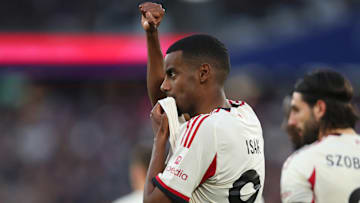 Alexander Isak scored his first Premier League goal for Liverpool on his sixth appearance in the competition.
