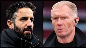 Ruben Amorim’s answer did not please Paul Scholes (right).