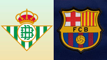 Real Betis and Barcelona meet for the first time this season. 