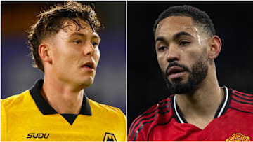 Jørgen Strand Larsen (left) will be up against his former teammate Matheus Cunha.