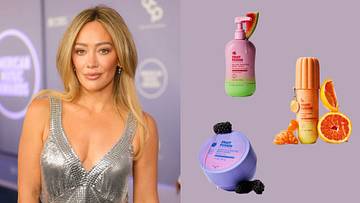 Hilary Duff and Bath and Body Works products