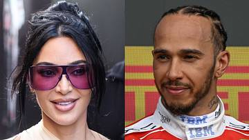 Kim Kardashian and Lewis Hamilton