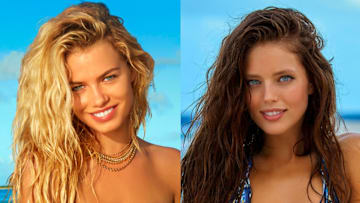 Hailey Clauson and Emily DiDonato were photographed by James Macari in Turks and Caicos