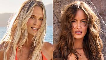 Molly Sims and Haley Baylee were photographed by James Macari in Loreto, Baja California Sur, Mexico. 