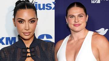 Kim Kardashian and Ilona Maher
