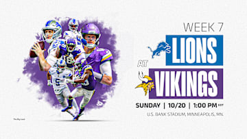 NFL Week 7: Lions vs. Vikings