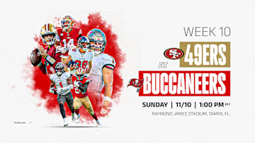 Week 10 49ers vs Buccaneers