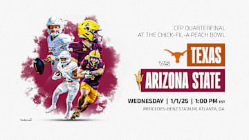 CFP Quarterfinal Peach Bowl Texas vs Arizona State