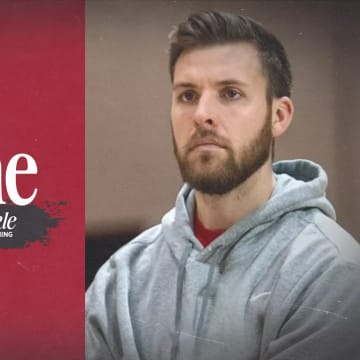 A graphic announcing Kevin Markle as a new addition to the Alabama women's basketball staff.
