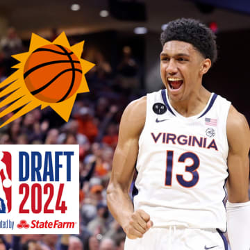 Virginia men's basketball forward Ryan Dunn was selected by the Phoenix Suns with the 28th overall pick in the first round of the 2024 NBA Draft.