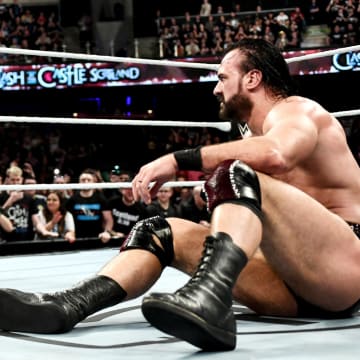 CM Punk screws Drew McIntyre out of winning the World Heavyweight Championship at WWE Clash at the Castle 2024.