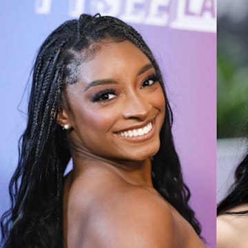 Simone Biles and Suni Lee