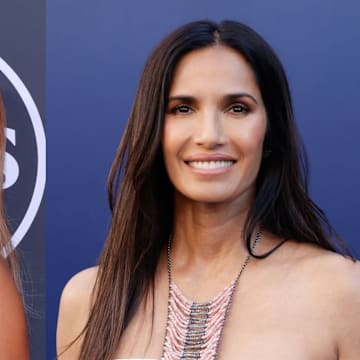 Brooks Nader and Padma Lakshmi