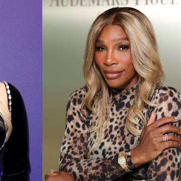 Camille Kostek and Serena Williams