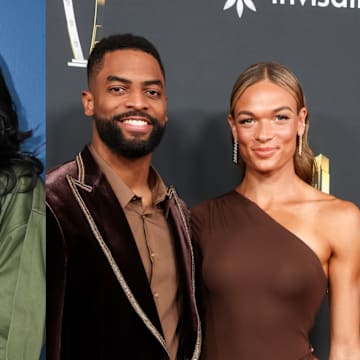 Russell Wilson and Ciara, Darius Slayton and Anna Hall 