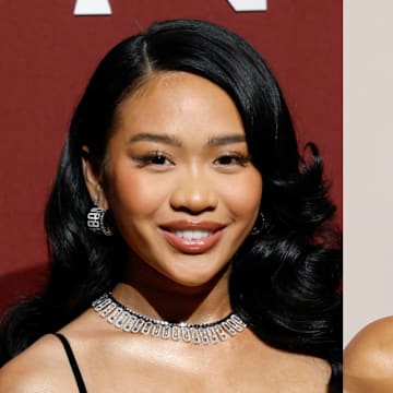 Suni Lee and Kim Kardashian