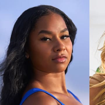 Jordan Chiles was photographed by Ben Horton at The Boca Raton. Alix Earle was photographed by Yu Tsai in Jamaica. 