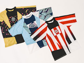 Brentford's new upcycled kits are quite something. 
