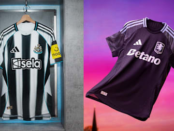Newcastle and Aston Villa recently unveiled some new kits.