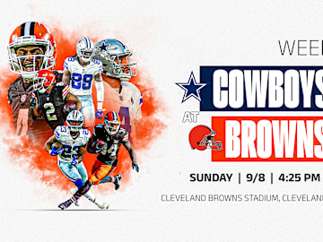 Week 1 Cowboys vs Browns