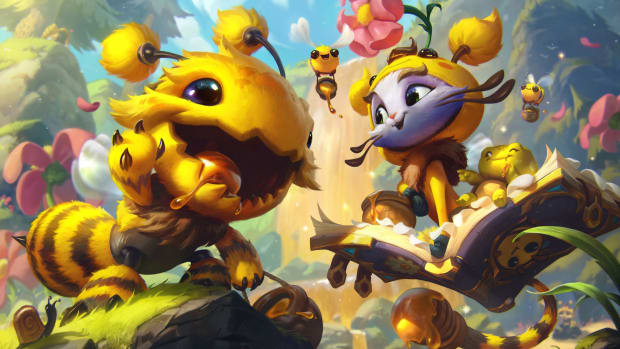 The bee skin line from League of Legends is speculated to be part of TFT Set 12