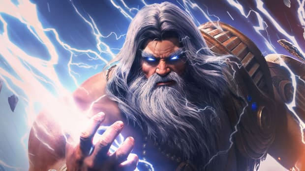 Greek god Zeus in SMITE 2.