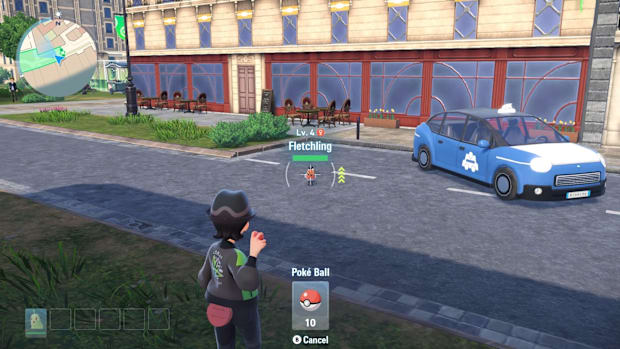 Catching wild Pokemon in Legends Z-A