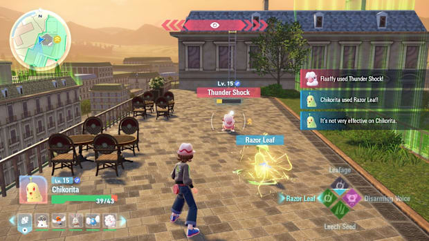 Real-time battles in Pokemon Legends Z-A