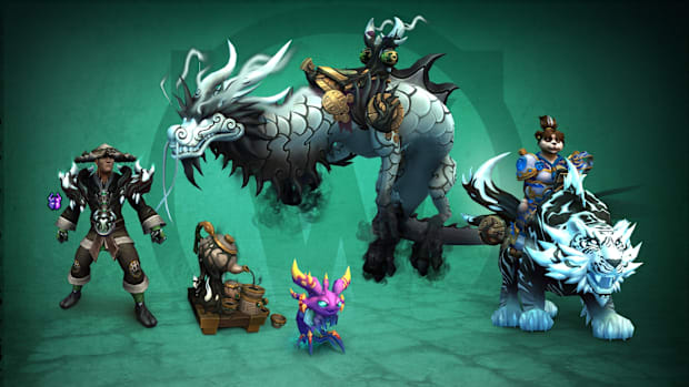 Image showing some of the rewards in the Sha-Infused Heroic Pack