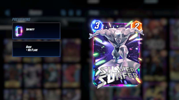 Silver Surfer's front card image in Marvel Snap.