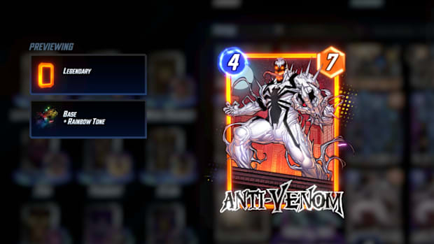 Anti-Venom's front card image in Marvel Snap.