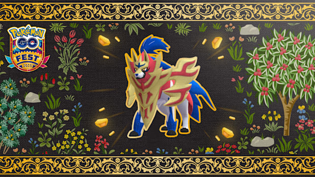 Escudo coronado de Zamazenta para