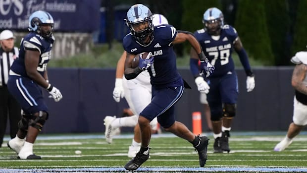 Rhode Island wide receiver Marquis Buchanan