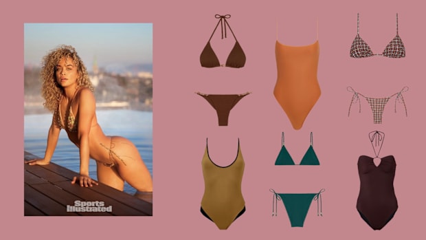 Cabin getaway swimwear inspo