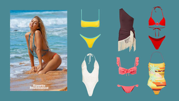 Tropical getaway swimwear inspo