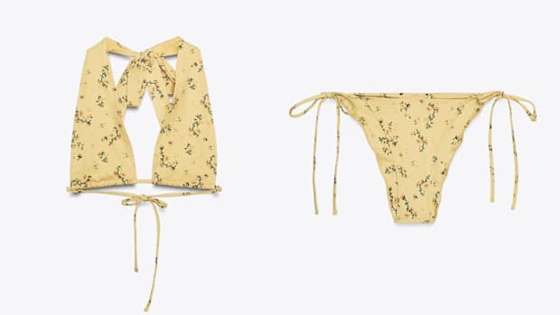 Floral printed bikini