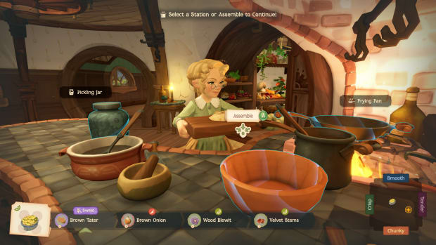 Tales of the Shire cooking screenshot