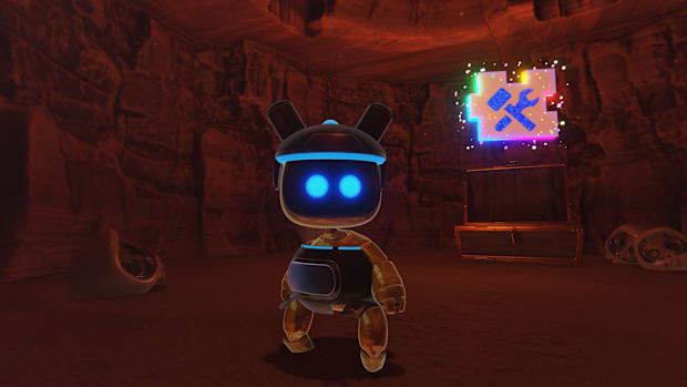 Hieroglitch Pyramid puzzle piece in Astro Bot.