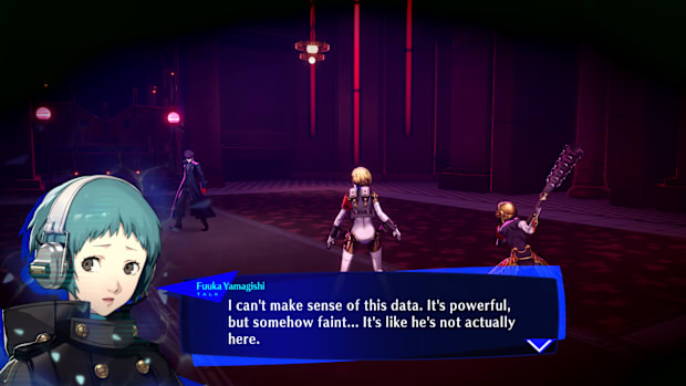 Persona 3 Reload DLC screenshot showing dialogue