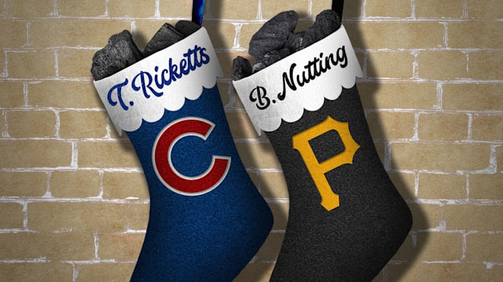Cubs owner Tom Ricketts and Pirates owner Bob Nutting deserve coal on Christmas