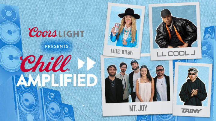 Coors Light Chill Amplified summer music campaign