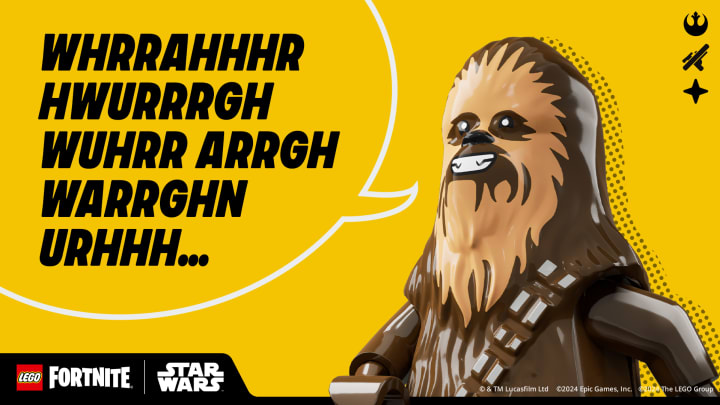 You tell em' Chewie 