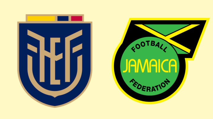 Ecuador take on Jamaica in Copa America action 