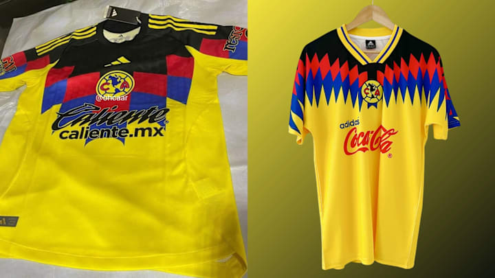 Club America's new home kit is sure to please fans. Club America's new home kit is sure to please fans.